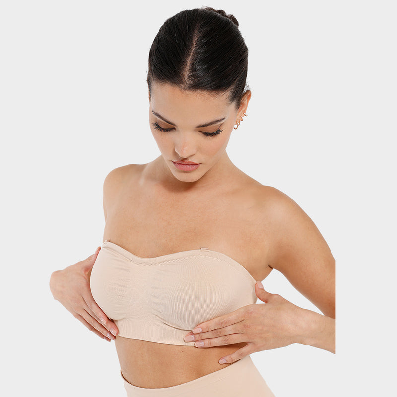 Sømløs Bandeau BH - Uten stropper