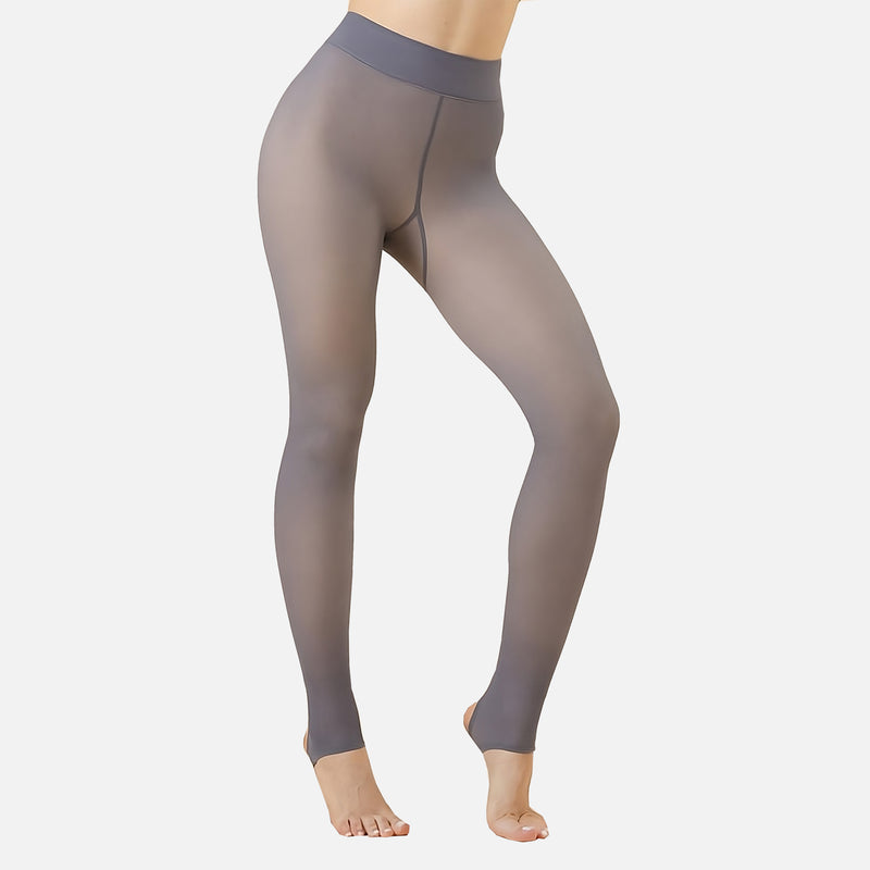 Thermo Leggings - Fleece Strømpebukse uten fot